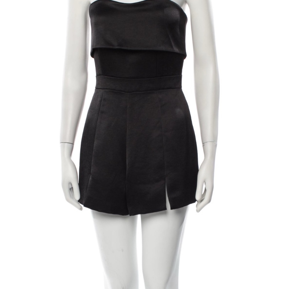 Alexis Black Strapless Mini Dress